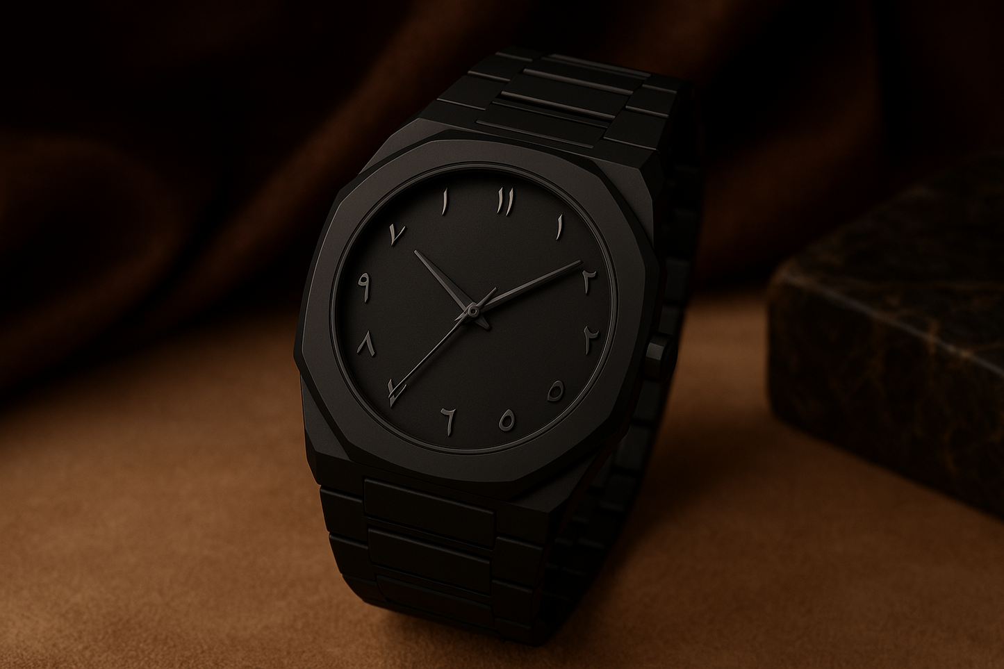 Arabic Aura Watch – A Statement in Black
