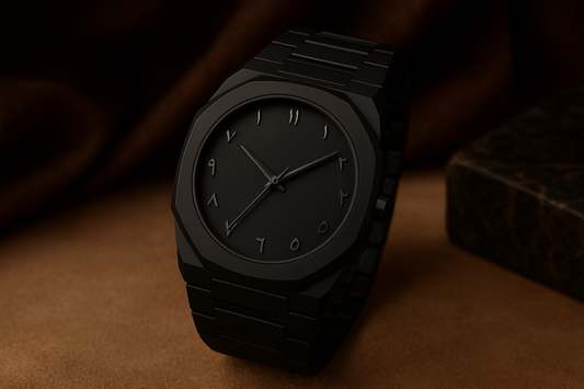 Arabic Aura Watch – A Statement in Black
