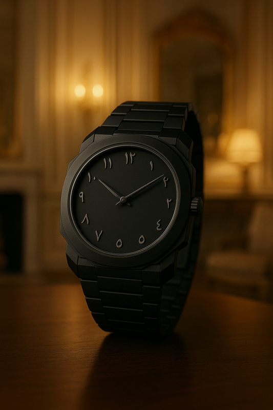 Arabic Aura Watch – A Statement in Black